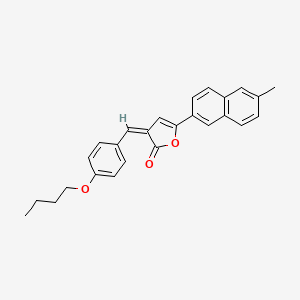 3-(4-butoxybenzylidene)-5-(6-methyl-2-naphthyl)-2(3H)-furanone