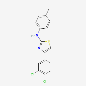 4-(3,4-dichlorophenyl)-N-(4-methylphenyl)-1,3-thiazol-2-amine
