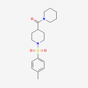 1-[(4-methylphenyl)sulfonyl]-4-(1-piperidinylcarbonyl)piperidine