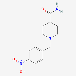 molecular formula C13H17N3O3 B5031680 1-(4-nitrobenzyl)-4-piperidinecarboxamide 