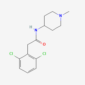 2-(2,6-dichlorophenyl)-N-(1-methyl-4-piperidinyl)acetamide