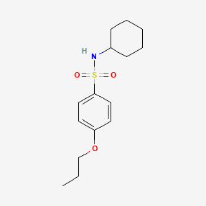 N-cyclohexyl-4-propoxybenzenesulfonamide