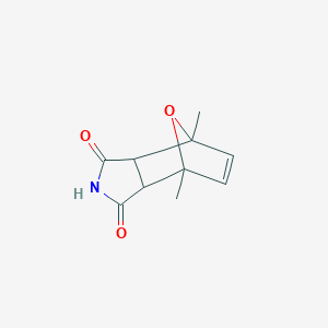 molecular formula C10H11NO3 B5031835 1,7-dimethyl-10-oxa-4-azatricyclo[5.2.1.0~2,6~]dec-8-ene-3,5-dione 