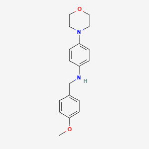 (4-methoxybenzyl)[4-(4-morpholinyl)phenyl]amine