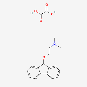 molecular formula C19H21NO5 B5031887 [2-(9H-fluoren-9-yloxy)ethyl]dimethylamine oxalate 