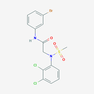 N~1~-(3-bromophenyl)-N~2~-(2,3-dichlorophenyl)-N~2~-(methylsulfonyl)glycinamide