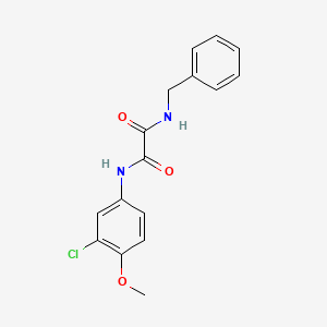 molecular formula C16H15ClN2O3 B5031980 N-benzyl-N'-(3-chloro-4-methoxyphenyl)oxamide 