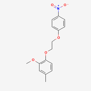 2-methoxy-4-methyl-1-[2-(4-nitrophenoxy)ethoxy]benzene