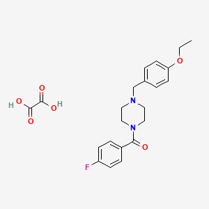 1-(4-ethoxybenzyl)-4-(4-fluorobenzoyl)piperazine oxalate