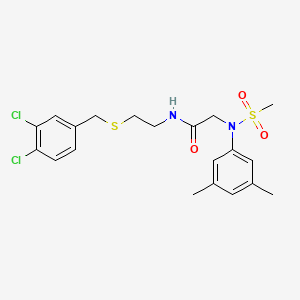 N~1~-{2-[(3,4-dichlorobenzyl)thio]ethyl}-N~2~-(3,5-dimethylphenyl)-N~2~-(methylsulfonyl)glycinamide