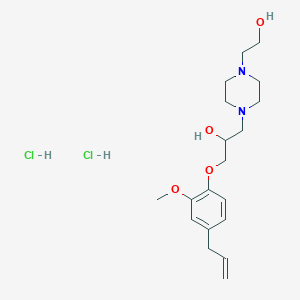 1-(4-allyl-2-methoxyphenoxy)-3-[4-(2-hydroxyethyl)-1-piperazinyl]-2-propanol dihydrochloride