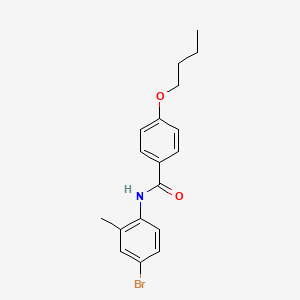 molecular formula C18H20BrNO2 B5032143 N-(4-bromo-2-methylphenyl)-4-butoxybenzamide 