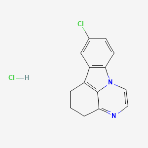 molecular formula C14H12Cl2N2 B5032259 8-chloro-5,6-dihydro-4H-pyrazino[3,2,1-jk]carbazole hydrochloride 