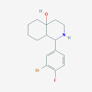 1-(3-bromo-4-fluorophenyl)octahydro-4a(2H)-isoquinolinol