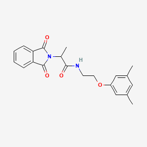 N-[2-(3,5-dimethylphenoxy)ethyl]-2-(1,3-dioxo-1,3-dihydro-2H-isoindol-2-yl)propanamide