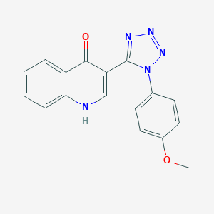 3-[1-(4-methoxyphenyl)-1H-tetraazol-5-yl]-4(1H)-quinolinone