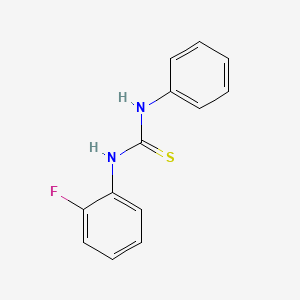 molecular formula C13H11FN2S B5032451 1-(2-Fluorophenyl)-3-phenylthiourea CAS No. 62644-13-7