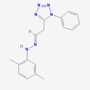 (1-phenyl-1H-tetraazol-5-yl)acetaldehyde (2,5-dimethylphenyl)hydrazone