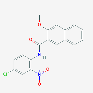 N-(4-chloro-2-nitrophenyl)-3-methoxy-2-naphthamide