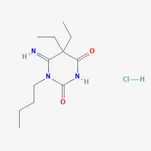 1-butyl-5,5-diethyl-6-iminodihydro-2,4(1H,3H)-pyrimidinedione hydrochloride