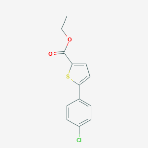 molecular formula C13H11ClO2S B503256 Ethyl 5-(4-chlorophenyl)thiophene-2-carboxylate CAS No. 19282-40-7