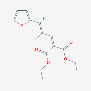 diethyl [3-(2-furyl)-2-methyl-2-propen-1-ylidene]malonate