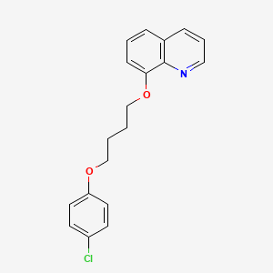 8-[4-(4-chlorophenoxy)butoxy]quinoline