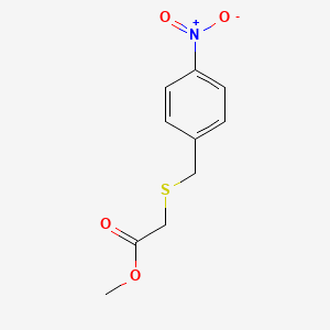 molecular formula C10H11NO4S B5032640 methyl [(4-nitrobenzyl)thio]acetate CAS No. 6625-36-1