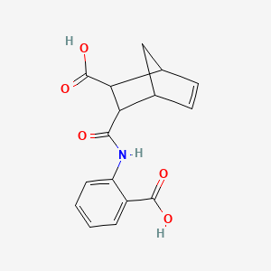 3-{[(2-carboxyphenyl)amino]carbonyl}bicyclo[2.2.1]hept-5-ene-2-carboxylic acid