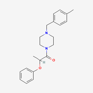 1-(4-methylbenzyl)-4-(2-phenoxypropanoyl)piperazine