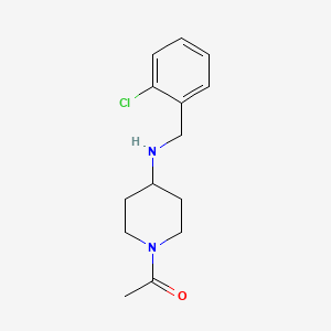 molecular formula C14H19ClN2O B5032743 1-acetyl-N-(2-chlorobenzyl)-4-piperidinamine 