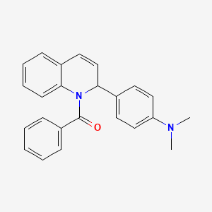 molecular formula C24H22N2O B5032747 4-(1-benzoyl-1,2-dihydro-2-quinolinyl)-N,N-dimethylaniline CAS No. 6318-15-6