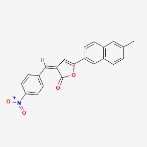 (3Z)-5-(6-methylnaphthalen-2-yl)-3-[(4-nitrophenyl)methylidene]furan-2-one