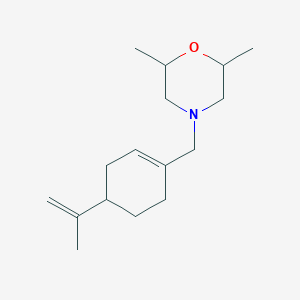 4-[(4-isopropenyl-1-cyclohexen-1-yl)methyl]-2,6-dimethylmorpholine