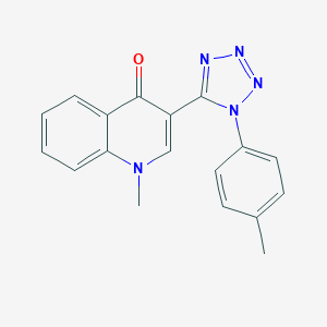 molecular formula C18H15N5O B503293 1-methyl-3-[1-(4-methylphenyl)-1H-tetraazol-5-yl]-4(1H)-quinolinone 