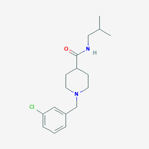 1-(3-chlorobenzyl)-N-isobutyl-4-piperidinecarboxamide