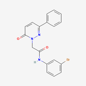 N-(3-bromophenyl)-2-(6-oxo-3-phenyl-1(6H)-pyridazinyl)acetamide