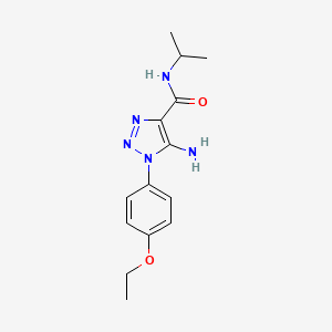 5-amino-1-(4-ethoxyphenyl)-N-isopropyl-1H-1,2,3-triazole-4-carboxamide