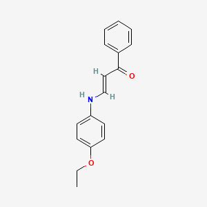 molecular formula C17H17NO2 B5033064 3-[(4-ethoxyphenyl)amino]-1-phenyl-2-propen-1-one 