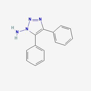 molecular formula C14H12N4 B5033097 4,5-diphenyltriazol-1-amine CAS No. 40788-61-2