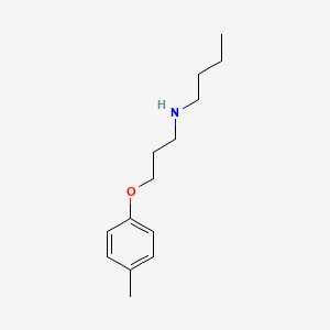 molecular formula C14H23NO B5033105 N-[3-(4-methylphenoxy)propyl]-1-butanamine 