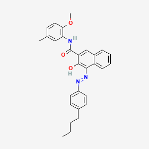 4-[(4-butylphenyl)diazenyl]-3-hydroxy-N-(2-methoxy-5-methylphenyl)naphthalene-2-carboxamide