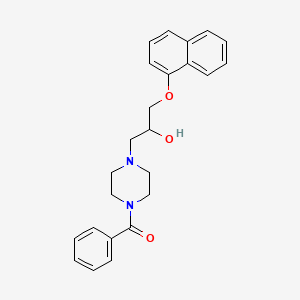 1-(4-benzoyl-1-piperazinyl)-3-(1-naphthyloxy)-2-propanol