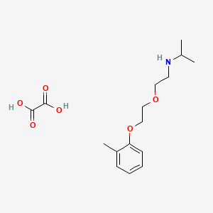 N-[2-[2-(2-methylphenoxy)ethoxy]ethyl]propan-2-amine;oxalic acid