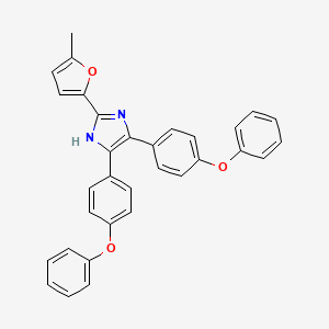 2-(5-methyl-2-furyl)-4,5-bis(4-phenoxyphenyl)-1H-imidazole