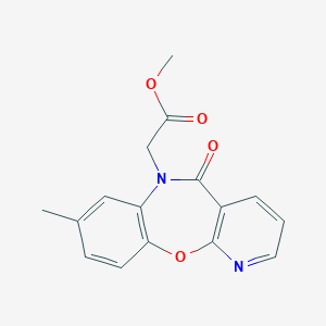 methyl (8-methyl-5-oxopyrido[2,3-b][1,5]benzoxazepin-6(5H)-yl)acetate