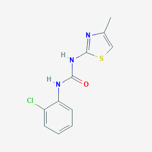 N-(2-chlorophenyl)-N'-(4-methyl-1,3-thiazol-2-yl)urea