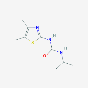 molecular formula C9H15N3OS B503359 N-(4,5-dimethyl-1,3-thiazol-2-yl)-N'-isopropylurea 