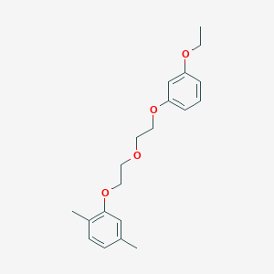 2-[2-[2-(3-Ethoxyphenoxy)ethoxy]ethoxy]-1,4-dimethylbenzene