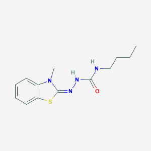 3-methyl-1,3-benzothiazol-2(3H)-one N-butylsemicarbazone
